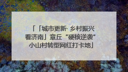 「城市更新· 乡村振兴看济南」章丘“硬核逆袭” 小山村转型网红打卡地