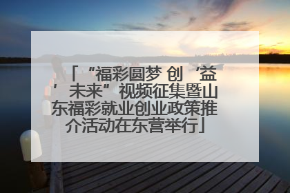 “福彩圆梦 创‘益’未来”视频征集暨山东福彩就业创业政策推介活动在东营举行