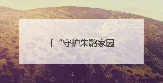 “守护朱鹮家园”（侨乡新貌）