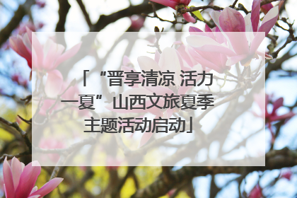 “晋享清凉 活力一夏”山西文旅夏季主题活动启动