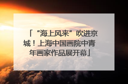 “海上风来”吹进京城！上海中国画院中青年画家作品展开幕