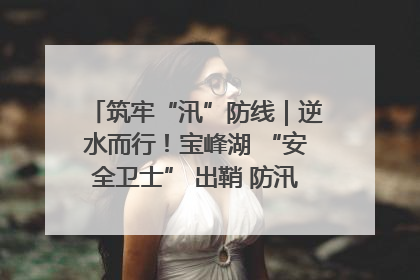 筑牢“汛”防线｜逆水而行！宝峰湖 “安全卫士” 出鞘 防汛应急再添硬核力量