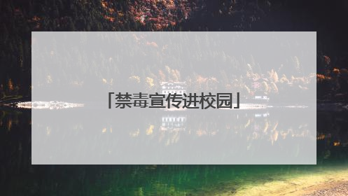 禁毒宣传进校园