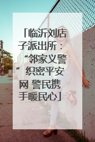 临沂刘店子派出所：“邻家义警”织密平安网 警民携手暖民心