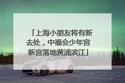上海小朋友将有新去处，中福会少年宫新宫落地黄浦滨江