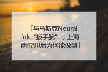 与马斯克Neuralink“扳手腕”，上海两位90后为何能做到