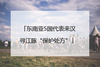东南亚5国代表来汉寻江豚“保护处方”