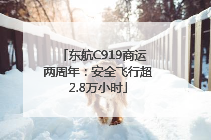 东航C919商运两周年：安全飞行超2.8万小时