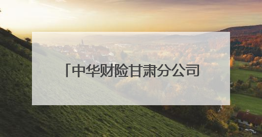 中华财险甘肃分公司“春风行动”护航春耕 保障农业生产