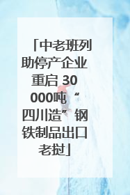 中老班列助停产企业重启 30000吨“四川造”钢铁制品出口老挝