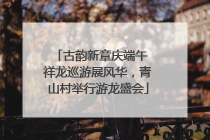古韵新章庆端午 祥龙巡游展风华，青山村举行游龙盛会