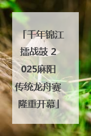 千年锦江擂战鼓 2025麻阳传统龙舟赛隆重开幕