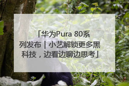 华为Pura 80系列发布｜小艺解锁更多黑科技，边看边聊边思考