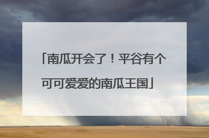 南瓜开会了！平谷有个可可爱爱的南瓜王国