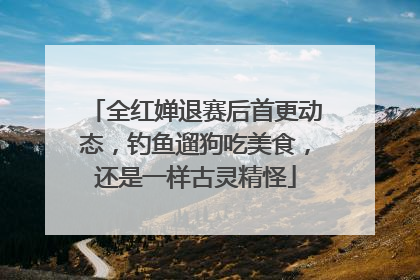 全红婵退赛后首更动态，钓鱼遛狗吃美食，还是一样古灵精怪