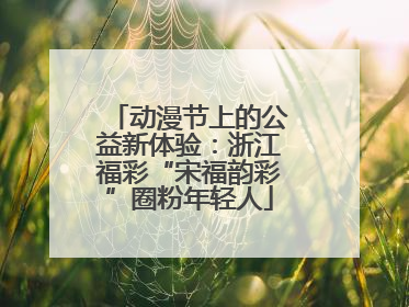 动漫节上的公益新体验：浙江福彩“宋福韵彩”圈粉年轻人