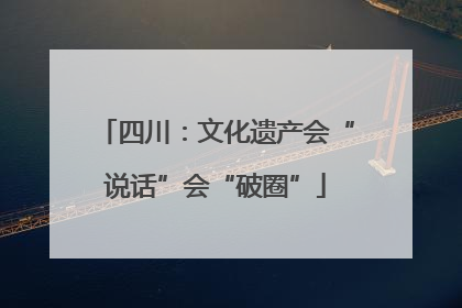 四川：文化遗产会“说话”会“破圈”