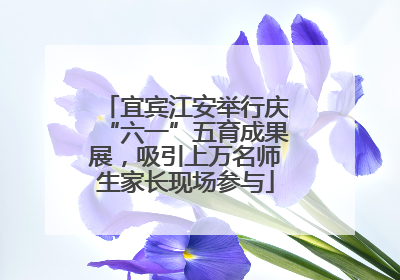 宜宾江安举行庆“六一”五育成果展，吸引上万名师生家长现场参与