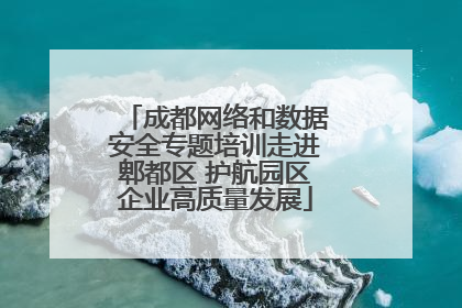成都网络和数据安全专题培训走进郫都区 护航园区企业高质量发展