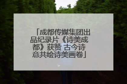 成都传媒集团出品纪录片《诗美成都》获赞 古今诗意共绘诗美画卷