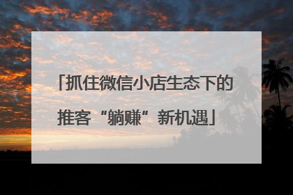 抓住微信小店生态下的推客“躺赚”新机遇