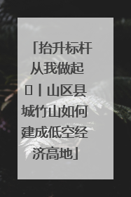 抬升标杆 从我做起⑭丨山区县城竹山如何建成低空经济高地
