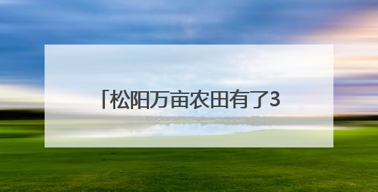松阳万亩农田有了3D电子地图 植保无人机也能“上夜班”了