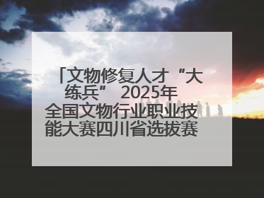 文物修复人才“大练兵” 2025年全国文物行业职业技能大赛四川省选拔赛即将启幕