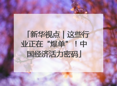 新华视点｜这些行业正在“爆单”！中国经济活力密码