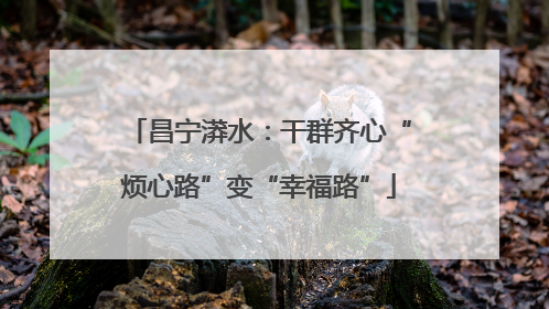昌宁漭水：干群齐心“烦心路”变“幸福路”