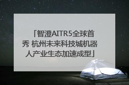 智澄AITR5全球首秀 杭州未来科技城机器人产业生态加速成型