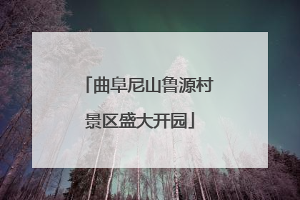 曲阜尼山鲁源村景区盛大开园