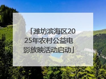潍坊滨海区2025年农村公益电影放映活动启动