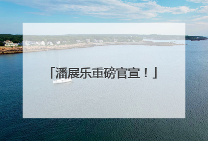 潘展乐重磅官宣！