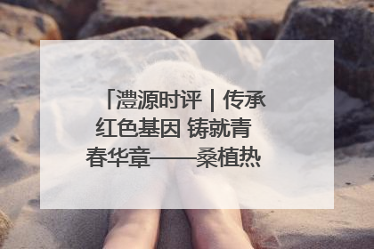 澧源时评｜传承红色基因 铸就青春华章——桑植热土上的青春长征