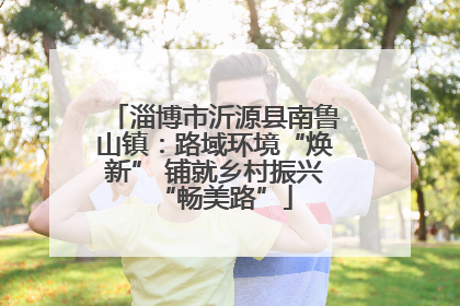 淄博市沂源县南鲁山镇：路域环境“焕新” 铺就乡村振兴“畅美路”