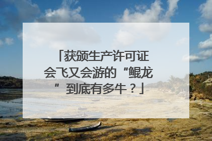 获颁生产许可证 会飞又会游的“鲲龙”到底有多牛？