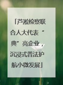 芦淞检察联合人大代表“典”亮企业，沉浸式普法护航小微发展