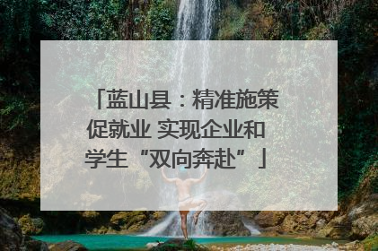 蓝山县：精准施策促就业 实现企业和学生“双向奔赴”