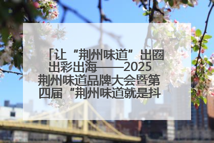 让“荆州味道”出圈出彩出海——2025荆州味道品牌大会暨第四届“荆州味道就是抖味”短视频挑战赛启动仪式侧记
