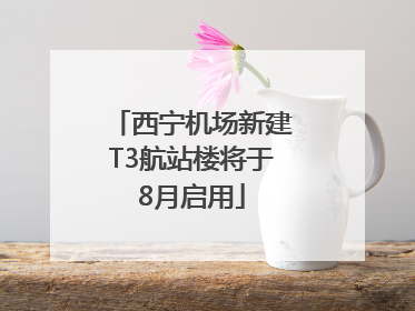 西宁机场新建T3航站楼将于8月启用
