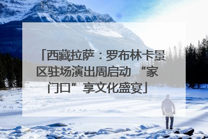 西藏拉萨：罗布林卡景区驻场演出周启动 “家门口”享文化盛宴