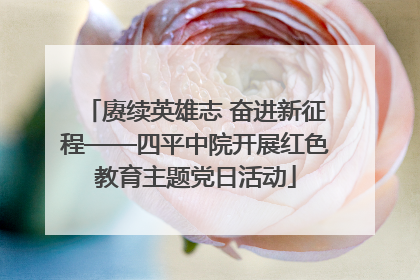 赓续英雄志 奋进新征程——四平中院开展红色教育主题党日活动