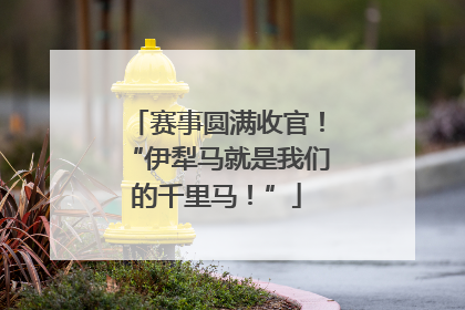 赛事圆满收官！“伊犁马就是我们的千里马！”