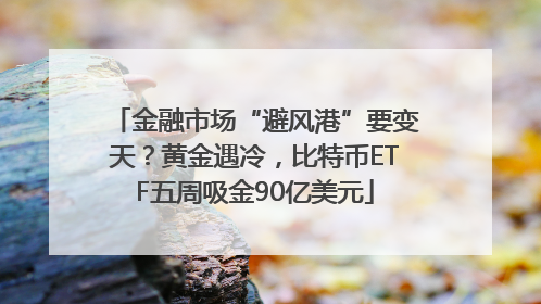 金融市场“避风港”要变天？黄金遇冷，比特币ETF五周吸金90亿美元