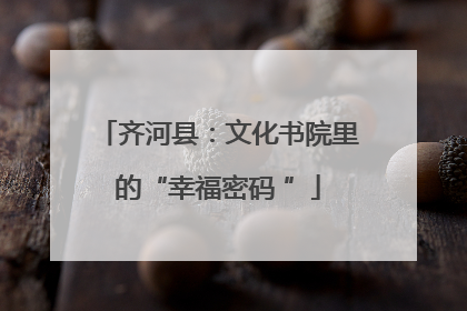 齐河县：文化书院里的“幸福密码 ”