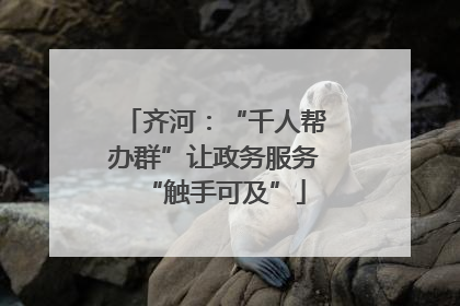 齐河：“千人帮办群”让政务服务“触手可及”