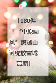180件！“中原画风”跨越山河绽放雪域高原