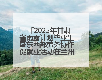 2025年甘肃省雨露计划毕业生暨东西部劳务协作促就业活动在兰州新区举办