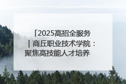 2025高招全服务｜商丘职业技术学院：聚焦高技能人才培养 谱写高质量发展篇章